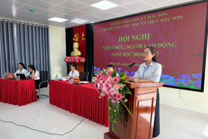TRƯỜNG PTNT TIỂU HỌC VÀ THCS MẪU SƠN TỔ CHỨC HỘI NGHỊ VIÊN CHỨC, NGƯỜI LAO ĐỘNG NĂM HỌC 2026 – 2027