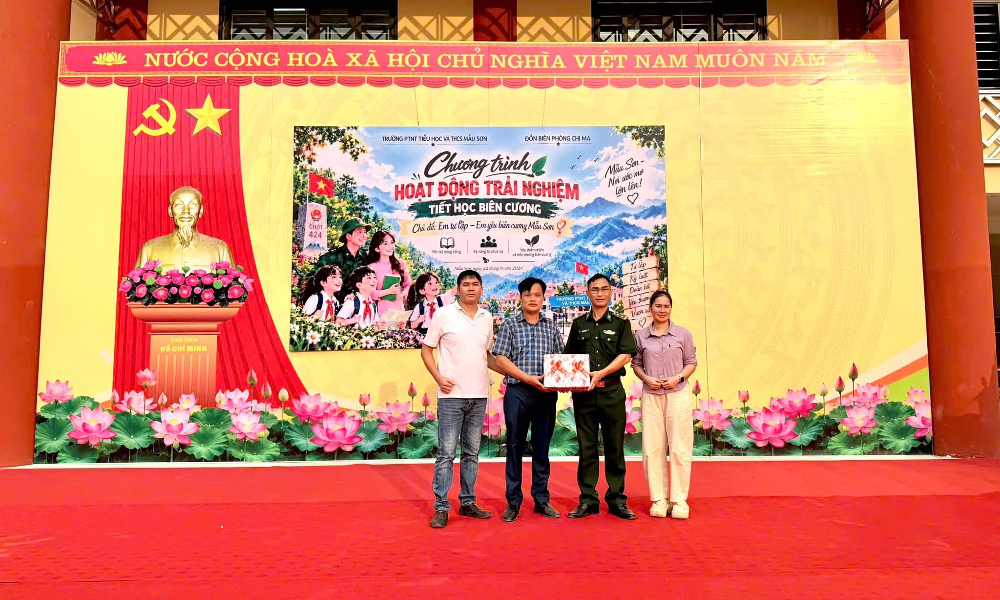 TIẾT HỌC BIÊN CƯƠNG – RÈN KỸ NĂNG SỐNG  CHO HỌC SINH NỘI TRÚ